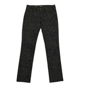 Ann Taylor Loft Polka Dot Modern Straight Jean Size 4